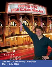 Boston Pops High School Sing-Off compeition poster