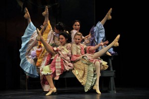 Cast of Carousel at Barrington Stage Co., in the Berkshires.