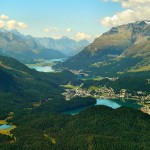 Engadine region in Switzerland.
