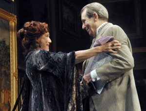 Jayne Atkinson and Richard Easton in The Guardsman at Berkshire Theatre Festival; photo Sarah Moazeni.