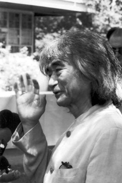 Seiji Ozawa's Tanglewood farewell press conference, July 12, 2002
