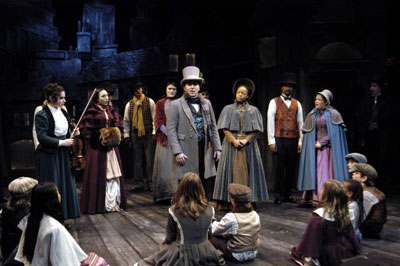 Cast of A Christmas Carol at Berkshire Theatre Festival