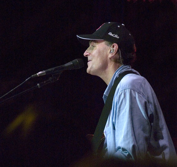 James Taylor in concert at Tanglewood