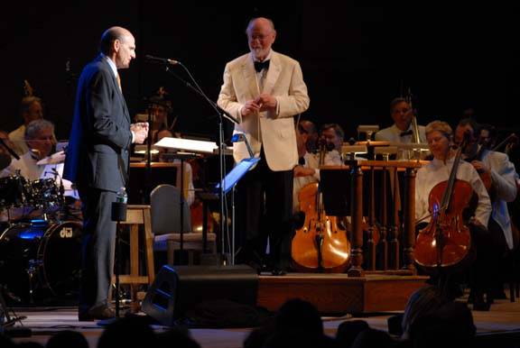 James Taylor, John Williams and Boston Pops at Tanglewood July 1, 2011.