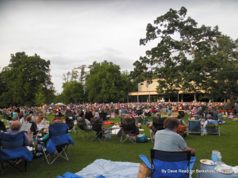 Shed view at Tanglewood June 28, 2014 A Prairie Home Companion