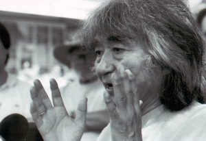 Seiji Ozawa's Tanglewood farewell press conference, July 12, 2002; photos by Dave Conlin Read.